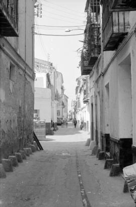Calle Calvo, barrio de El Perchel. 1971. Málaga, España.