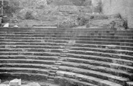 Teatro romano. Enero de 1963. Málaga, España.