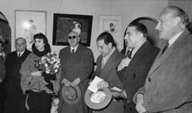 Exposición de pintura de María Antonia Conejo en la Sociedad Económica Amigos del País. Febrero de 1954. Málaga. España.