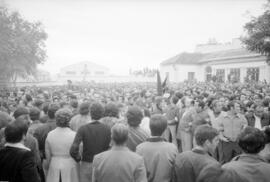 Entierro de Manuel José García Caparrós, tras la manifestación por la autonomía de Andalucía. 1.6. 1977-12-05. Málaga, España.