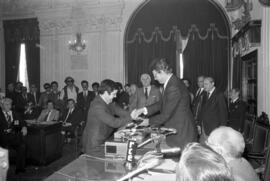 Ayuntamiento de Málaga. Constitución primera corporación municipal democrática. 19 de abril de 1979. España. 27