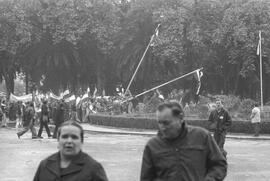 Manifestación por la autonomía de Andalucía. 1977-12-04. Málaga, España. 1.1: Preparativos.