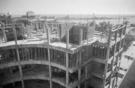 Construcción del Palacio de Diputación. 1954, diciembre. Málaga. España.