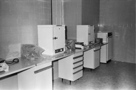 Instalaciones de la Facultad de Medicina en el Hospital Civil. Málaga. Noviembre, 1972. Málaga (España).