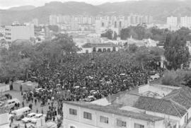Entierro de Manuel José García Caparrós, tras la manifestación por la autonomía de Andalucía. 1.2. 1977-12-05. Málaga, España.