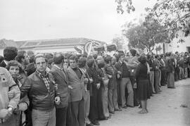 Entierro de Manuel José García Caparrós, tras la manifestación por la autonomía de Andalucía. 1.6. 1977-12-05. Málaga, España.