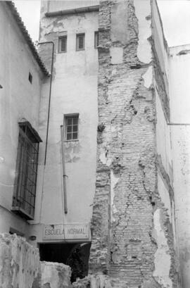 Escuela Normal. Plaza de la Constitución. Década de 1940. Málaga, España.