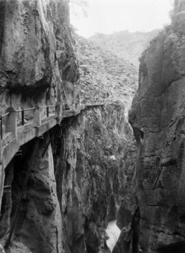 Desfiladero de los Gaitanes y Caminito del Rey (Málaga, España). Fondo Bienvenido-Arenas 02