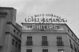 Plaza de la Constitución. 1955, junio. Málaga, España.