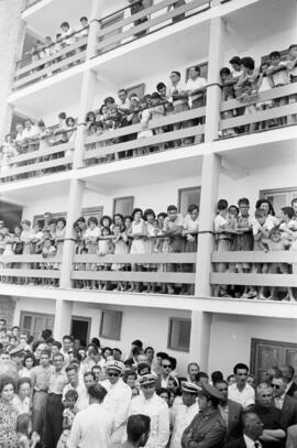 Inauguración Barriada 4 de diciembre. Agosto de 1959. Málaga, España.