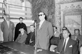 Inauguración Barriada 4 de diciembre. Agosto de 1959. Málaga, España.