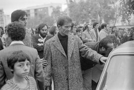 Entierro de Manuel José García Caparrós, tras la manifestación por la autonomía de Andalucía. 1.5. 1977-12-05. Málaga, España.