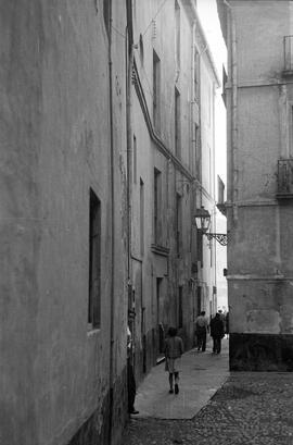 Calle Ancla (Muro de Espartería). Hacia 1940. Málaga, España.