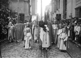 Semana Santa de Málaga. Nuestro Padre Jesús a su entrada en Jerusalén (Pollinica). Domingo de Ramos. Anterior a 1936. España.