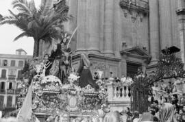 Semana Santa de Málaga. Nuestro Padre Jesús a su entrada en Jerusalén (Pollinica). Domingo de Ramos. Marzo de 1959. España