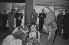Visita oficial de Franco a Málaga. 27 y 28 de abril de 1961. Recepción en Málaga el 28 de diciembre, España.