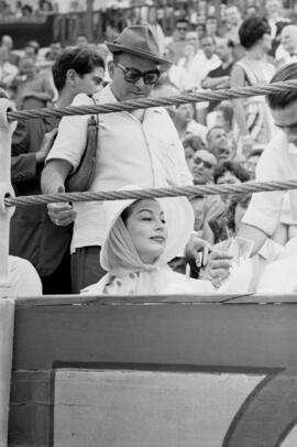 Ava Gardner en la plaza de toros de La Malagueta. Agosto de 1960. Málaga, España.