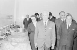 Visita del ministro de la Gobernación, Camilo Alonso Vega, al Hospital Civil. Marzo de 1967. Málaga (España)