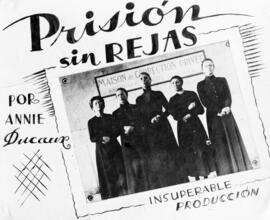 Cartel de cine: Prisión sin rejas por Annie Ducaux. Insuperable producción. Cliché Arenas. 01