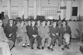 Confirmación de los alumnos. Escuela de Formación Profesional Francisco Franco. Marzo, 1954. Málaga, España.