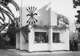 Quiosco de Falange. Década de 1940 Málaga, España.