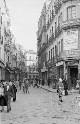 Calle. 1954, noviembre. Málaga. España.