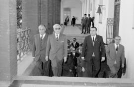Visita del ministro de la Gobernación, Camilo Alonso Vega, al Hospital Civil. Marzo de 1967. Málaga (España)