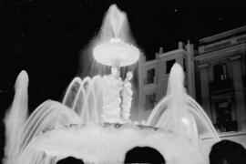 Plaza de la Constitución. Fuente de las Gitanillas. Inauguración el 11 de Julio de 1960. Málaga, España.