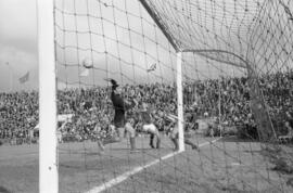 Partido de fútbol Club Deportivo Málaga y Club de Fútbol Melilla (2-0). Noviembre de 1963. Málaga (España)