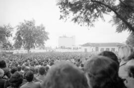 Entierro de Manuel José García Caparrós, tras la manifestación por la autonomía de Andalucía. 1.6. 1977-12-05. Málaga, España.