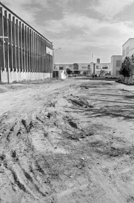 Obras en El Ejido. Noviembre de 1971. Málaga (España)