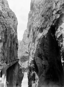 Desfiladero de los Gaitanes y Caminito del Rey (Málaga, España). Fondo Bienvenido-Arenas 03