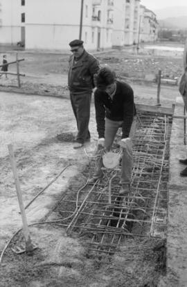 Arroyo de los Ángeles. Embovedado. Febrero de 1963. Málaga, España.