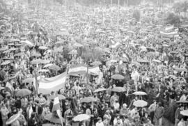 Manifestación por la autonomía de Andalucía. 1977-12-04. Málaga, España. 1.5. Manifestación.