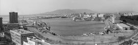 Puerto. Paseo de la Farola. Diciembre, 1967. Málaga. España.