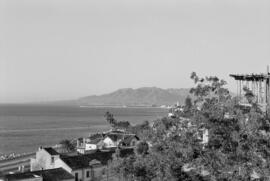 La Caleta desde Bella Vista. Noviembre de 1963. Málaga, España.