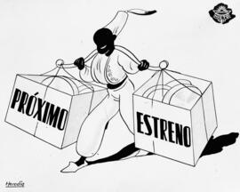 Publicidad en el cine: Próximo estreno. Anuncios Nieto. Heredia. Cliché Arenas. 01