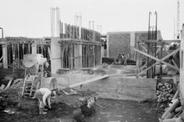 Teatro cine Alameda. Obras de construcción. Diciembre de 1959. Málaga, España. 03