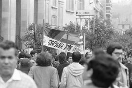 Manifestación por la autonomía de Andalucía. 1977-12-04. Málaga, España. 1.5. Manifestación.