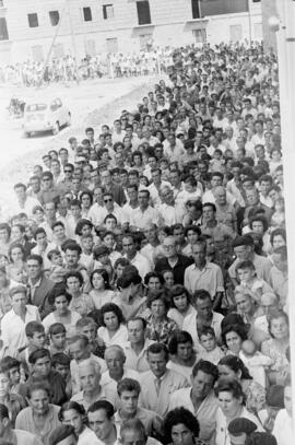 Inauguración Barriada 4 de diciembre. Agosto de 1959. Málaga, España.