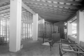 Fábrica de conservas Santa Rosa, de Diego Martín Caballero, barrio de El Perchel. Mayo de 1955. Málaga, España.