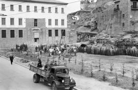 Calle Alcazabilla y Casa de la Cultura 1951. Málaga, España. 0008L302