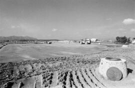 Obras en el Campus de Teatinos. Noviembre de 1978. Málaga (España).