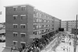 Inauguración Barriada 4 de diciembre. Agosto de 1959. Málaga, España.