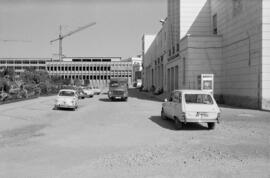 Obras en El Ejido. Noviembre de 1971. Málaga (España)