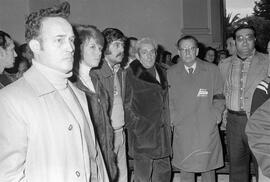 Entierro de Manuel José García Caparrós, tras la manifestación por la autonomía de Andalucía. 1.4. 1977-12-05. Málaga, España.