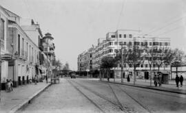 Paseo de Reding. Casas de Félix Sáenz. Edificio El Desfile del Amor. Málaga. España