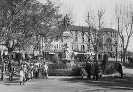 Alameda Principal. Glorieta del Marqués de Larios. Acera de la Marina. Calle del Ancla. Málaga, España.