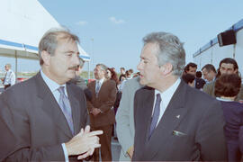 Inauguración del Salón Internacional del Estudiante. Málaga. Mayo de 1998