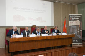 Clausura del 50 Aniversario de la Facultad de Económicas. Facultad de Ciencias Económicas y Empresariales. Marzo de 2016